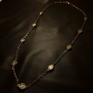 Tat 2 Vintage Gold Roman Coin Necklace
